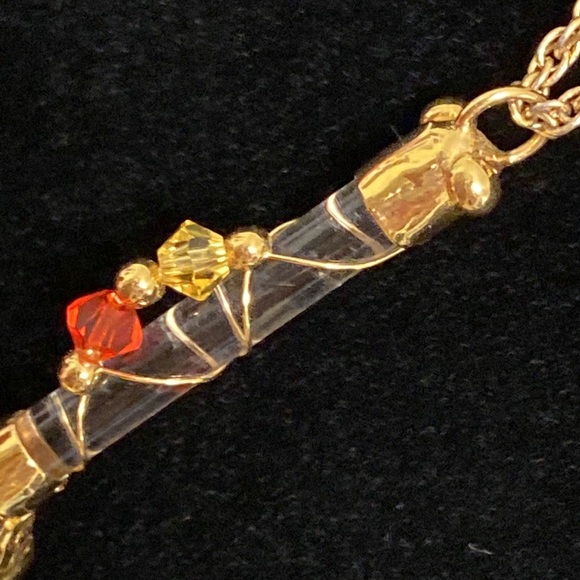 Boutique Hippie Healing wire wrap crystal necklace - Picture 7 of 11